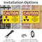 Signmission Radiation & Laser Sign, 7 in H x 10 in W, Plastic, Rectangle OS-2PACK-CR-P-710-L-10159 - alternate 7